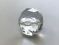 Preview: Facetted crystal glass balls clear 30 mm