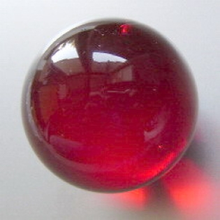Paket Glaskugeln 80 mm rot II. Wahl, 3 Stück