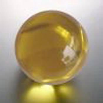 Kristallglaskugel 30mm, gelb
