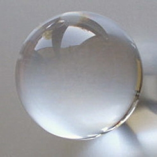 Kristallglaskugel 35mm, klar II. Wahl