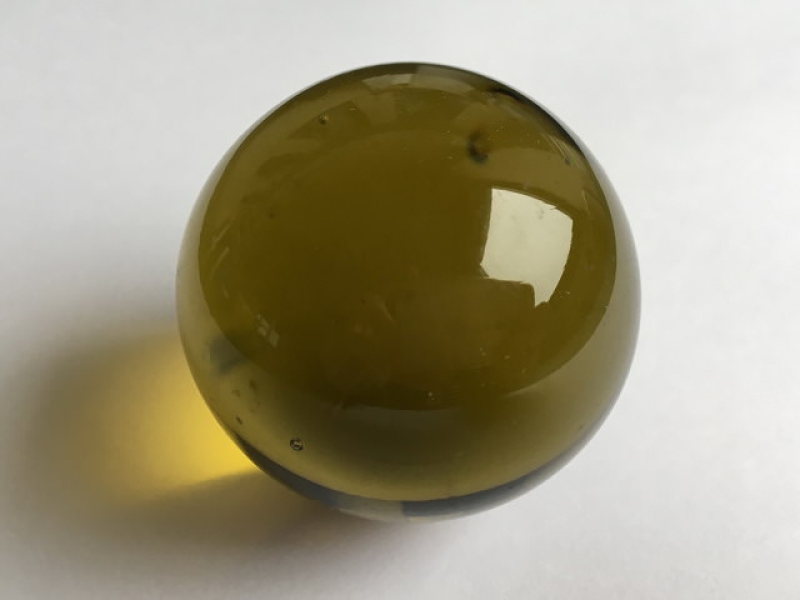 Glaskugel-50 mm gelb